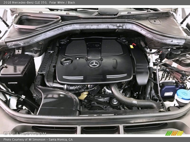 Polar White / Black 2018 Mercedes-Benz GLE 350