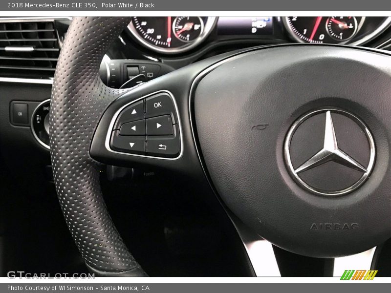 Polar White / Black 2018 Mercedes-Benz GLE 350