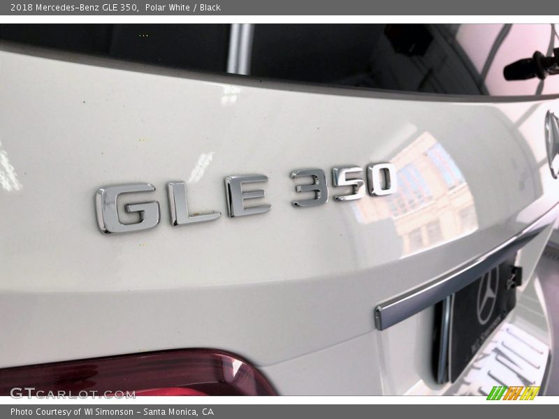 Polar White / Black 2018 Mercedes-Benz GLE 350