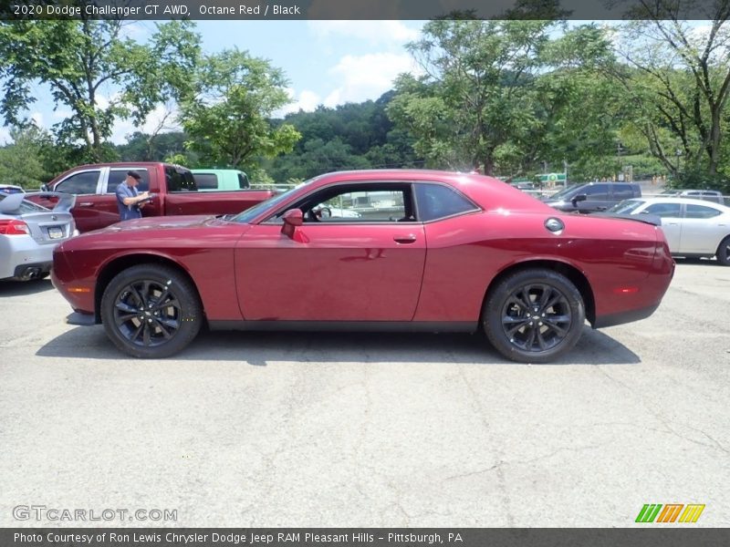 Octane Red / Black 2020 Dodge Challenger GT AWD