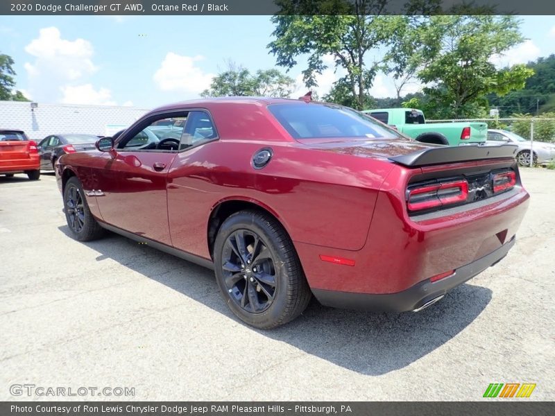 Octane Red / Black 2020 Dodge Challenger GT AWD