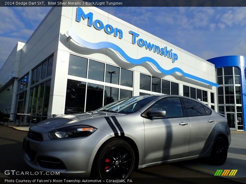 Billet Silver Metallic / Black/Light Tungsten 2014 Dodge Dart SXT