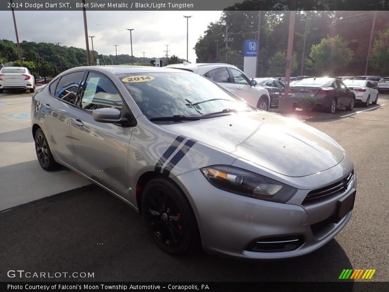 Billet Silver Metallic / Black/Light Tungsten 2014 Dodge Dart SXT