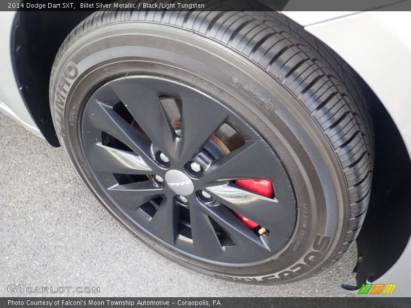 Billet Silver Metallic / Black/Light Tungsten 2014 Dodge Dart SXT