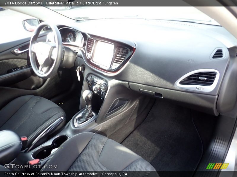 Billet Silver Metallic / Black/Light Tungsten 2014 Dodge Dart SXT