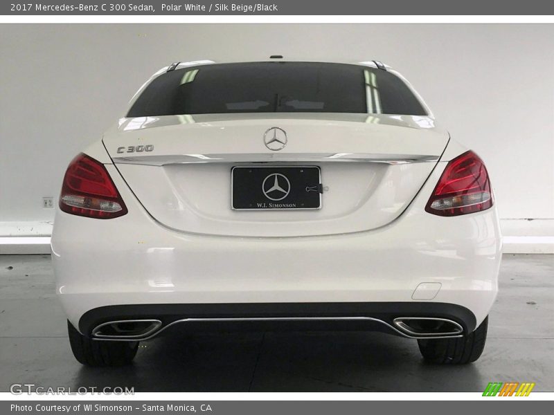 Polar White / Silk Beige/Black 2017 Mercedes-Benz C 300 Sedan