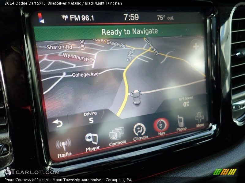 Billet Silver Metallic / Black/Light Tungsten 2014 Dodge Dart SXT