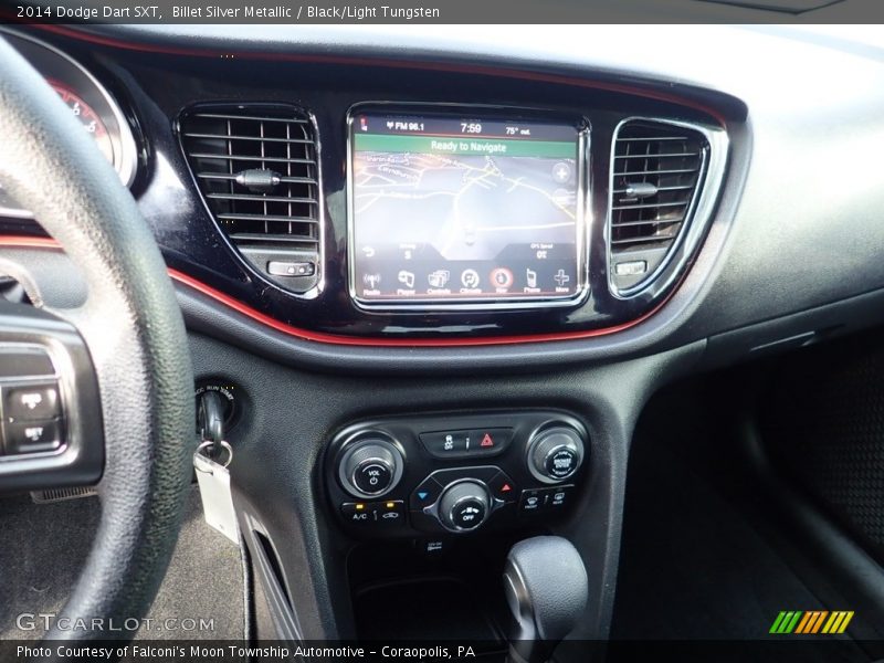 Billet Silver Metallic / Black/Light Tungsten 2014 Dodge Dart SXT