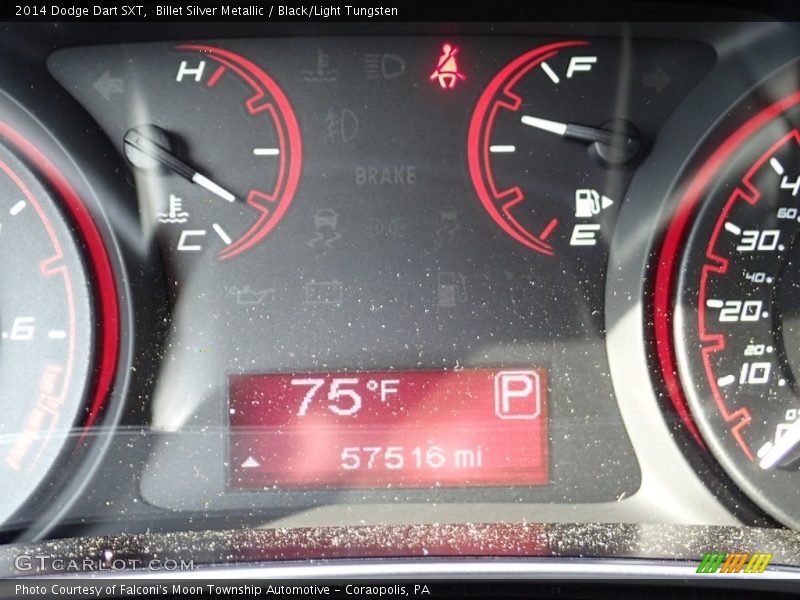 Billet Silver Metallic / Black/Light Tungsten 2014 Dodge Dart SXT