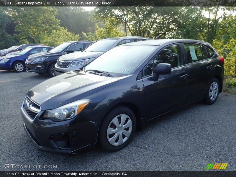 Dark Gray Metallic / Black 2013 Subaru Impreza 2.0i 5 Door