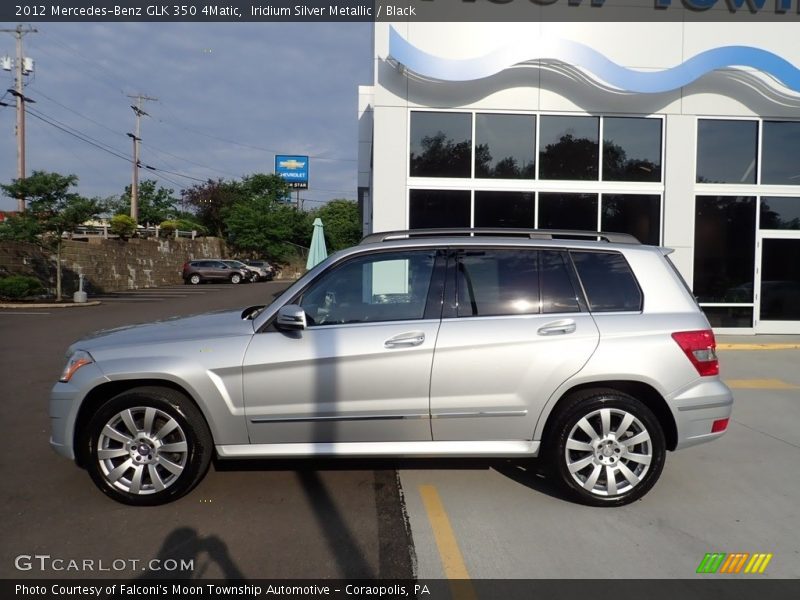 Iridium Silver Metallic / Black 2012 Mercedes-Benz GLK 350 4Matic