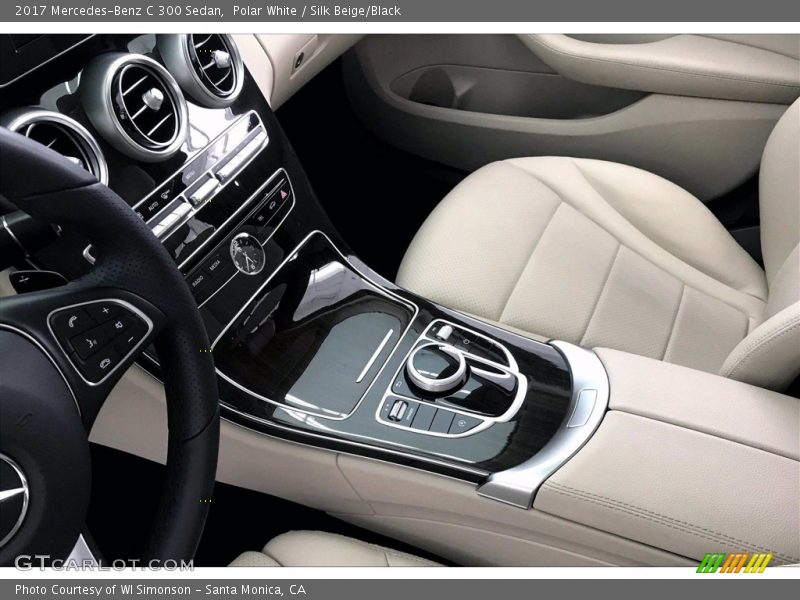 Polar White / Silk Beige/Black 2017 Mercedes-Benz C 300 Sedan