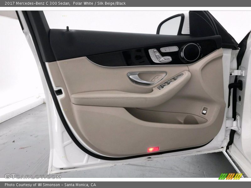 Polar White / Silk Beige/Black 2017 Mercedes-Benz C 300 Sedan