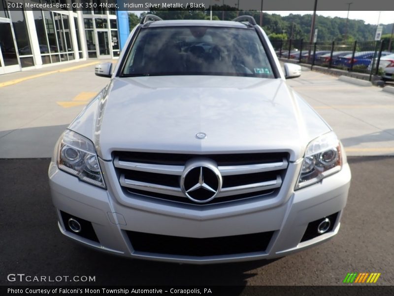 Iridium Silver Metallic / Black 2012 Mercedes-Benz GLK 350 4Matic