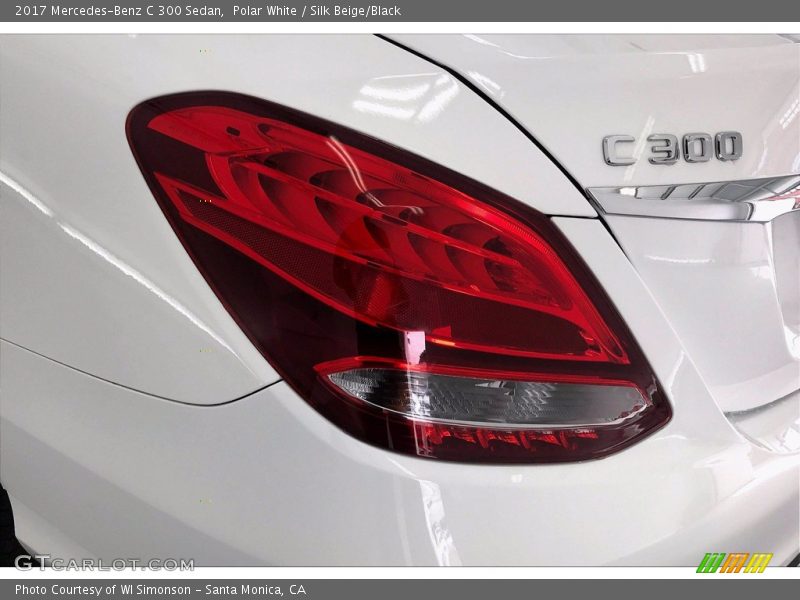 Polar White / Silk Beige/Black 2017 Mercedes-Benz C 300 Sedan