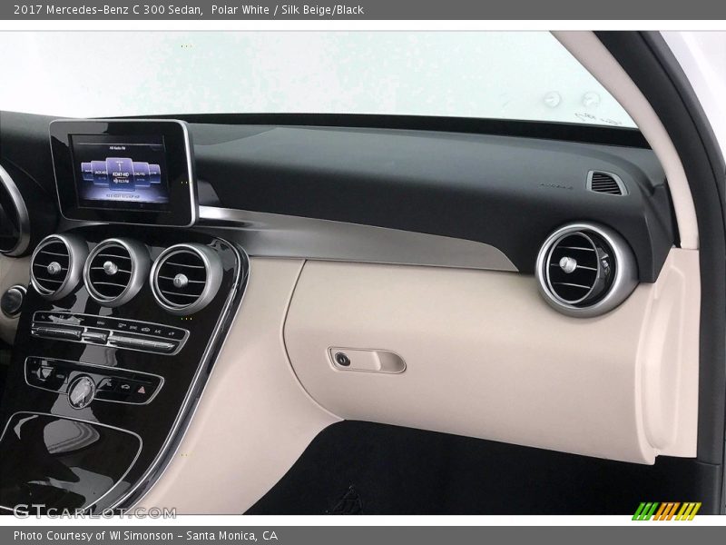 Polar White / Silk Beige/Black 2017 Mercedes-Benz C 300 Sedan