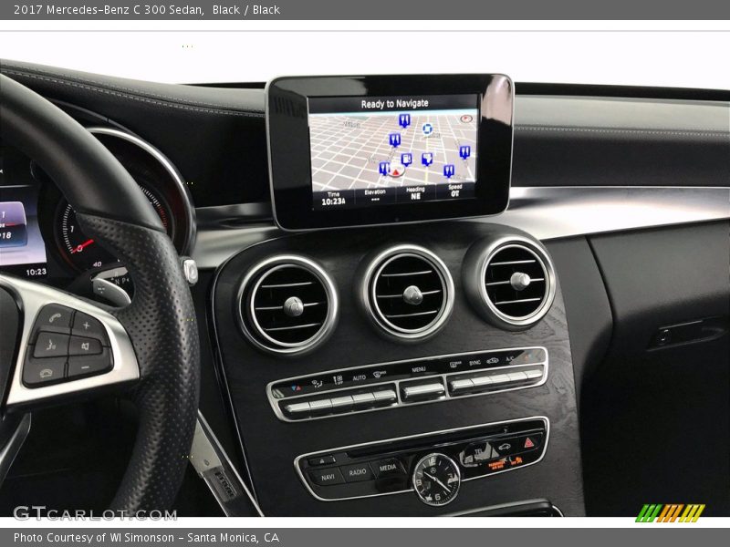 Black / Black 2017 Mercedes-Benz C 300 Sedan