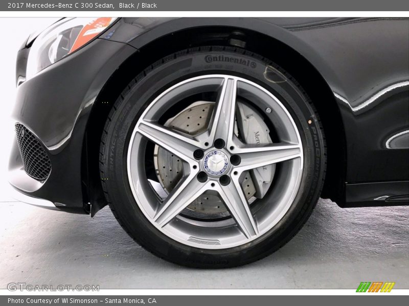 Black / Black 2017 Mercedes-Benz C 300 Sedan