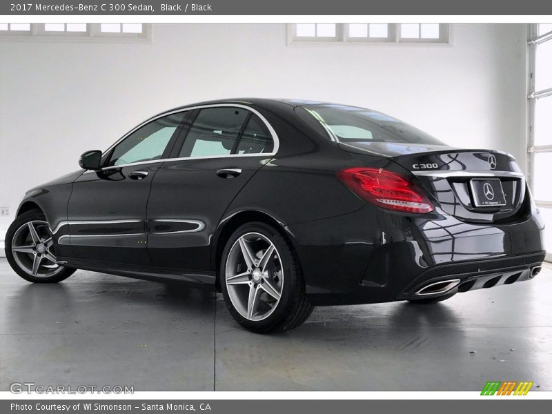Black / Black 2017 Mercedes-Benz C 300 Sedan