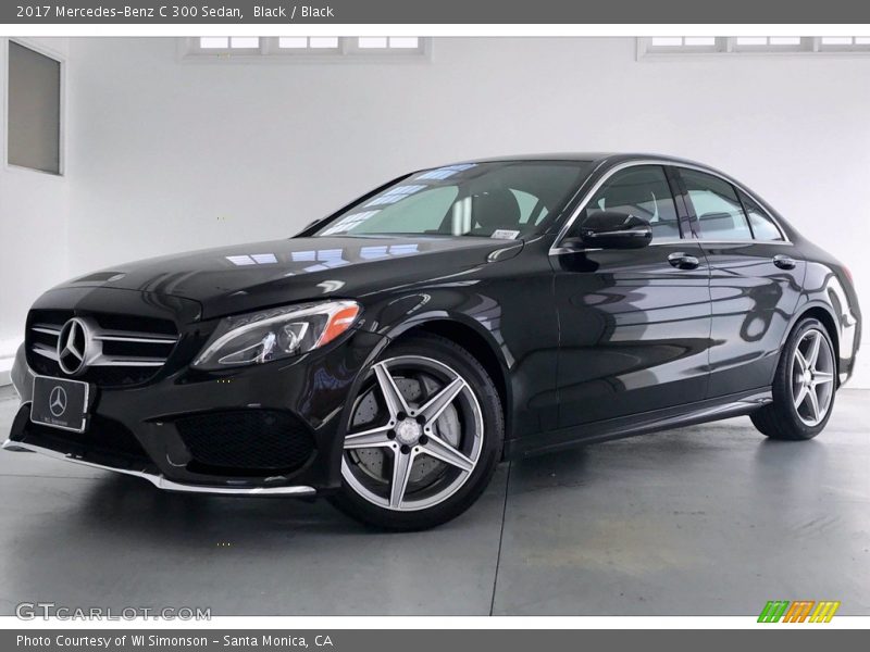 Black / Black 2017 Mercedes-Benz C 300 Sedan