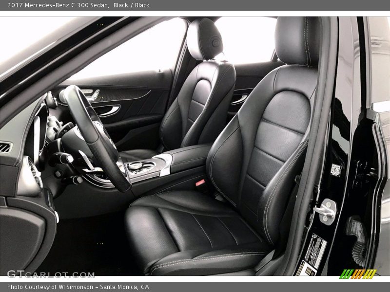 Black / Black 2017 Mercedes-Benz C 300 Sedan