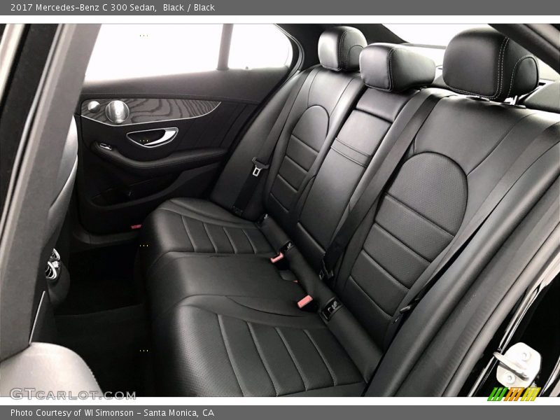 Black / Black 2017 Mercedes-Benz C 300 Sedan
