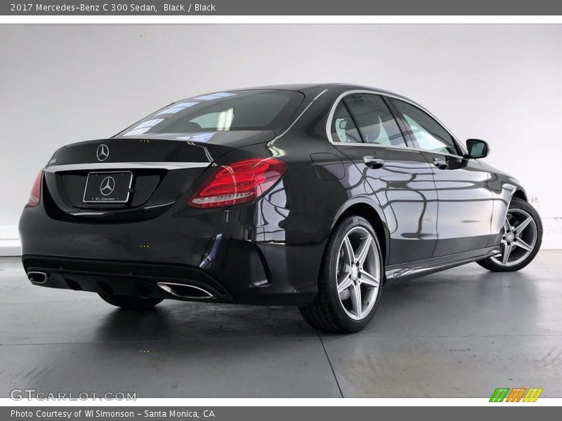 Black / Black 2017 Mercedes-Benz C 300 Sedan