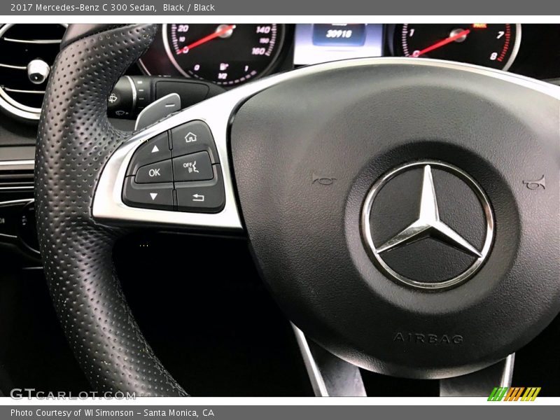 Black / Black 2017 Mercedes-Benz C 300 Sedan