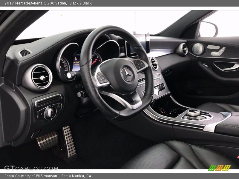 Black / Black 2017 Mercedes-Benz C 300 Sedan