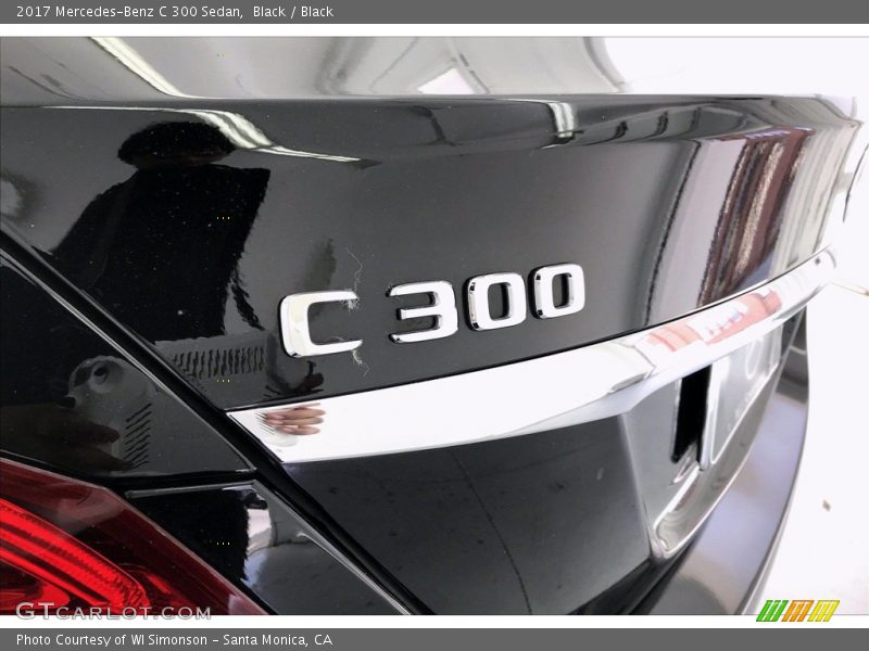 Black / Black 2017 Mercedes-Benz C 300 Sedan