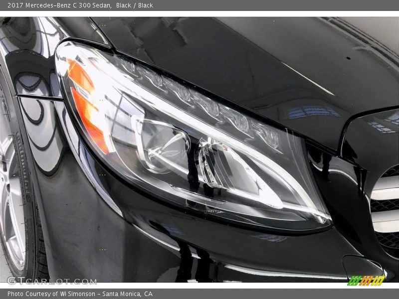 Black / Black 2017 Mercedes-Benz C 300 Sedan