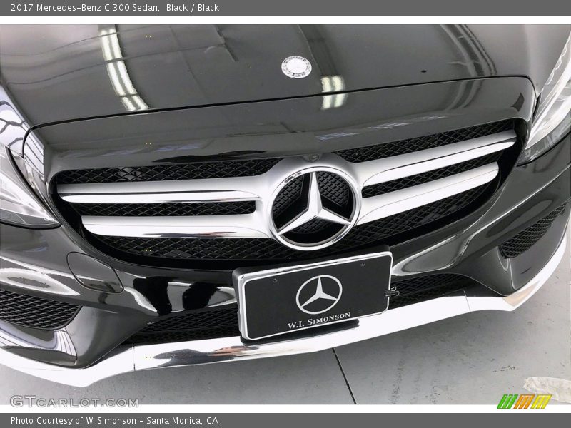 Black / Black 2017 Mercedes-Benz C 300 Sedan