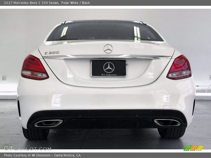 Polar White / Black 2017 Mercedes-Benz C 300 Sedan