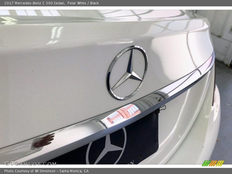 Polar White / Black 2017 Mercedes-Benz C 300 Sedan
