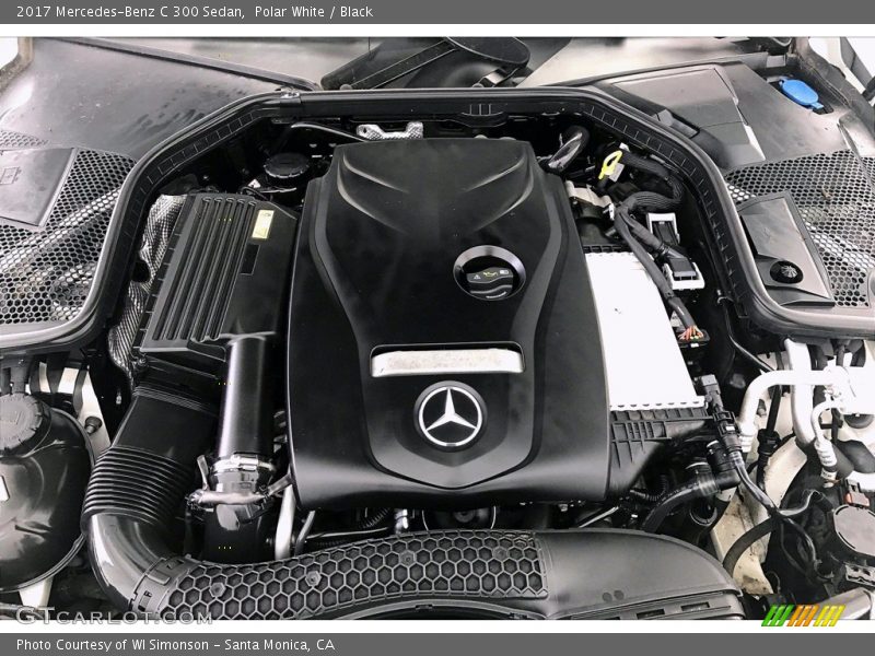 Polar White / Black 2017 Mercedes-Benz C 300 Sedan