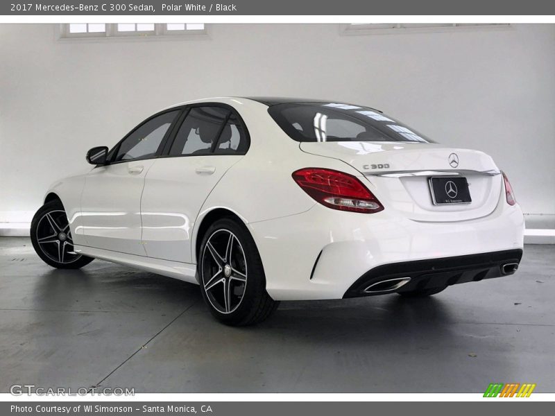Polar White / Black 2017 Mercedes-Benz C 300 Sedan