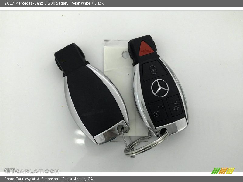Polar White / Black 2017 Mercedes-Benz C 300 Sedan