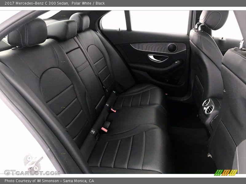 Polar White / Black 2017 Mercedes-Benz C 300 Sedan