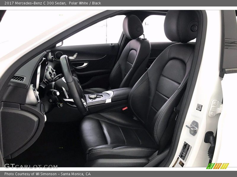 Polar White / Black 2017 Mercedes-Benz C 300 Sedan