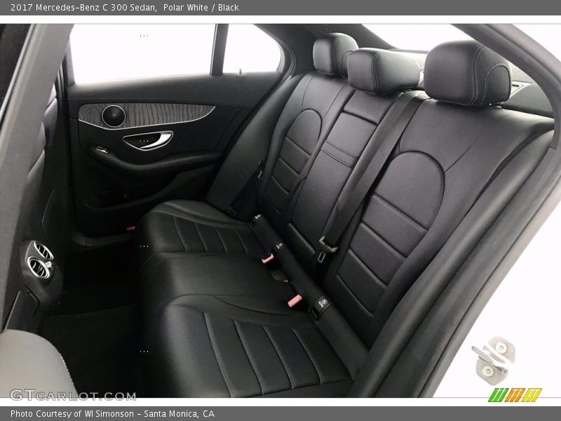 Polar White / Black 2017 Mercedes-Benz C 300 Sedan