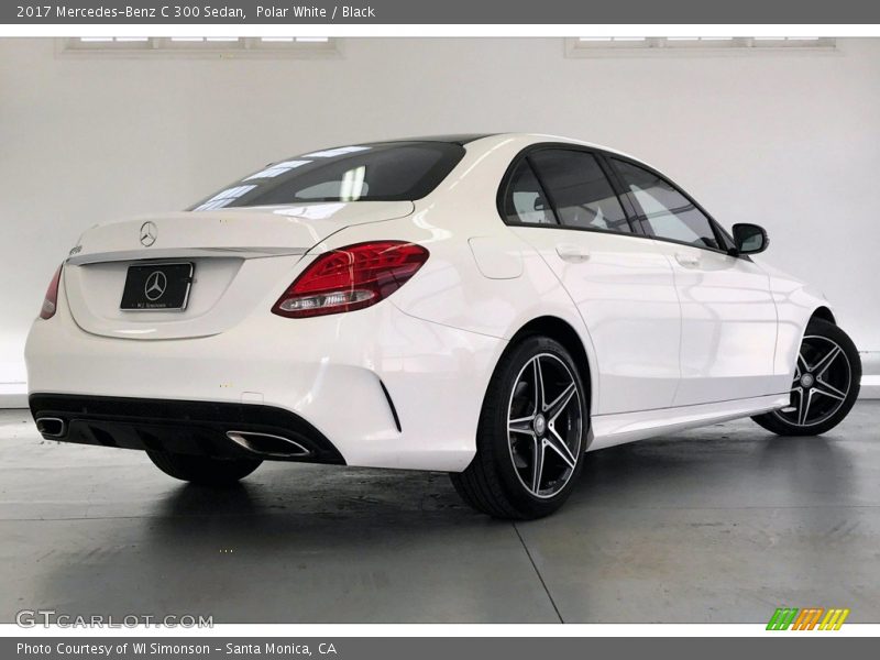 Polar White / Black 2017 Mercedes-Benz C 300 Sedan