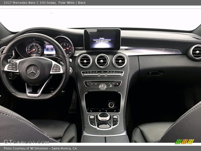 Polar White / Black 2017 Mercedes-Benz C 300 Sedan