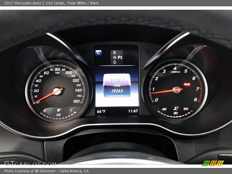 Polar White / Black 2017 Mercedes-Benz C 300 Sedan