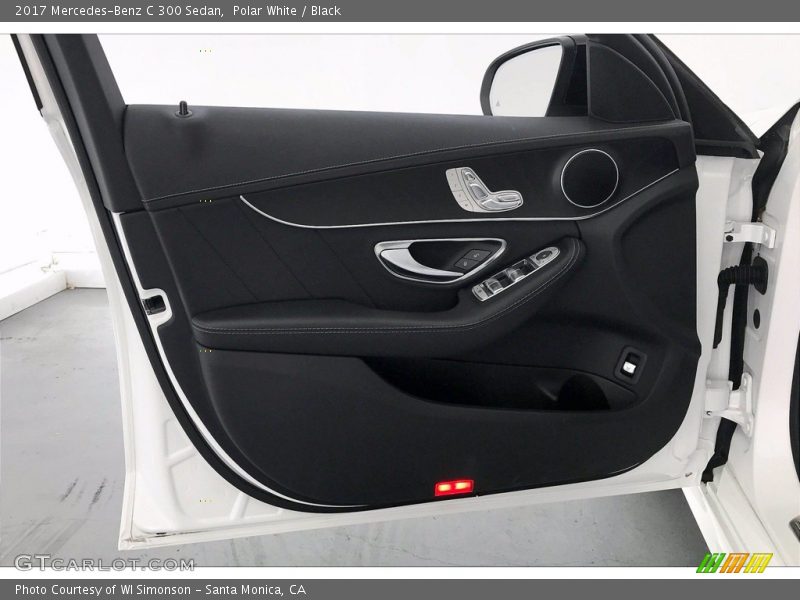 Polar White / Black 2017 Mercedes-Benz C 300 Sedan