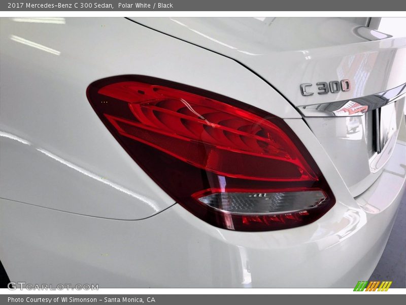 Polar White / Black 2017 Mercedes-Benz C 300 Sedan