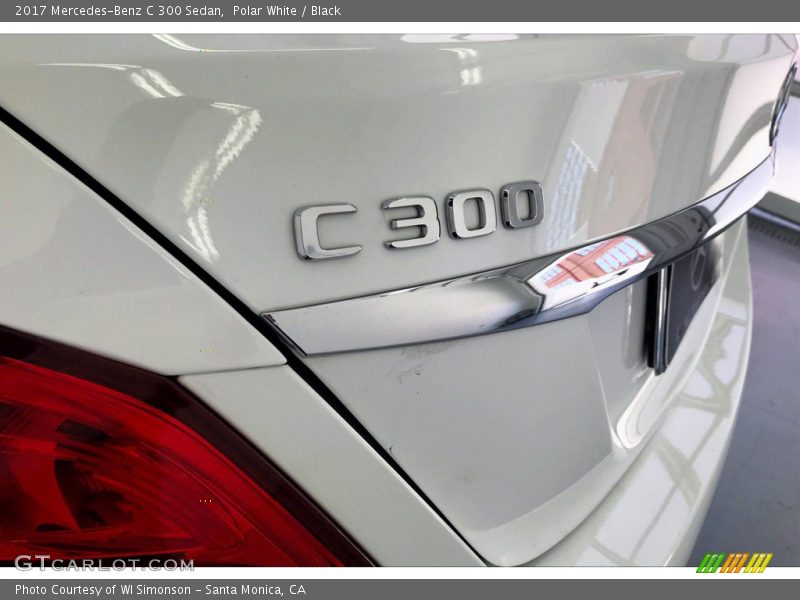 Polar White / Black 2017 Mercedes-Benz C 300 Sedan