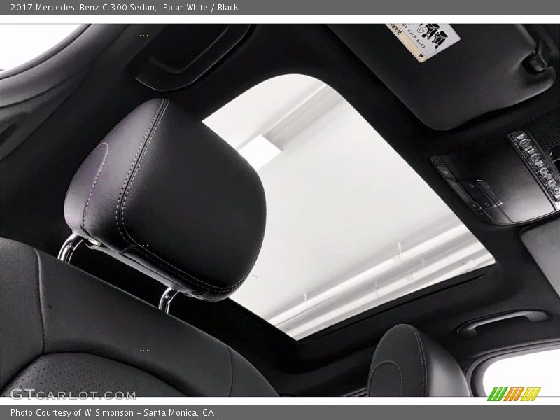 Polar White / Black 2017 Mercedes-Benz C 300 Sedan