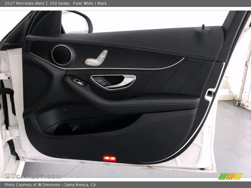 Polar White / Black 2017 Mercedes-Benz C 300 Sedan