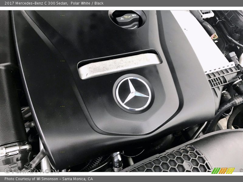 Polar White / Black 2017 Mercedes-Benz C 300 Sedan