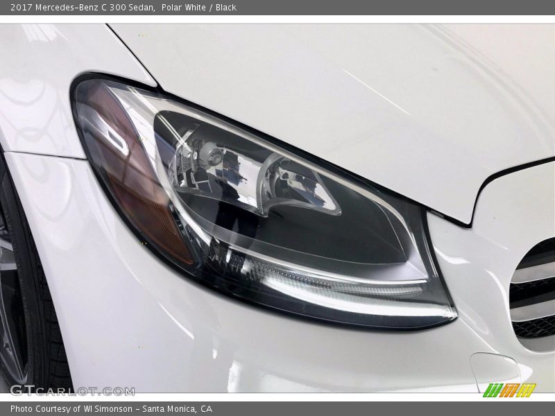 Polar White / Black 2017 Mercedes-Benz C 300 Sedan